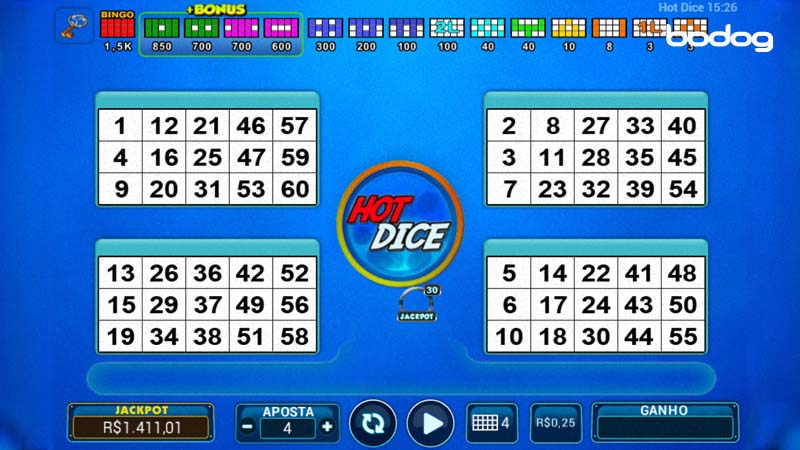 hot dice jogo